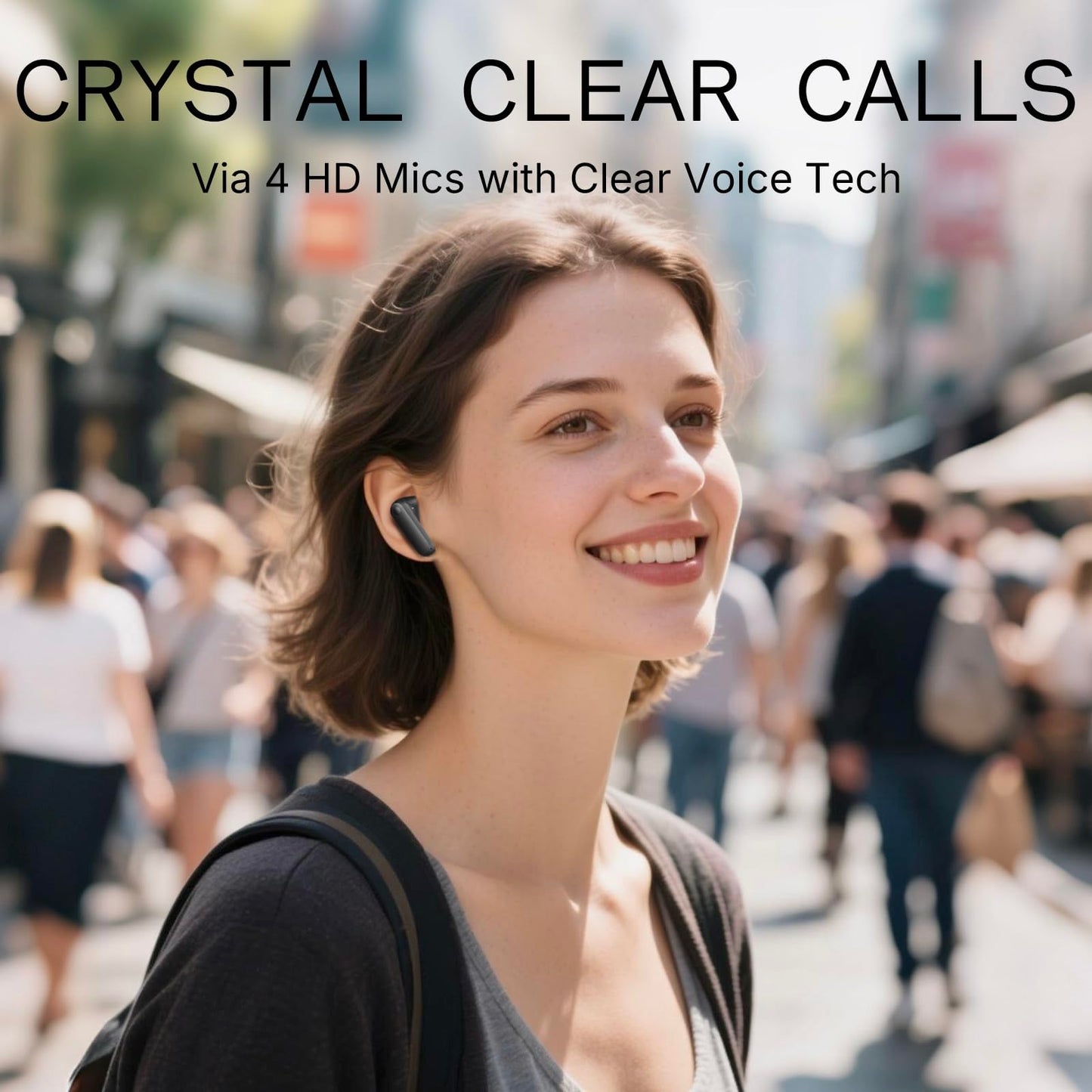 CMF Buds 2a – Wireless ANC Earbuds with 42dB Hybrid Noise Cancellation, Deep Bass 12.4mm Drivers, Quad Mic Clear Calls, Bluetooth Connectivity, Sport-Fit Design & Fast Charging Case | 1-Year Warranty | Easy 14-Day Returns
