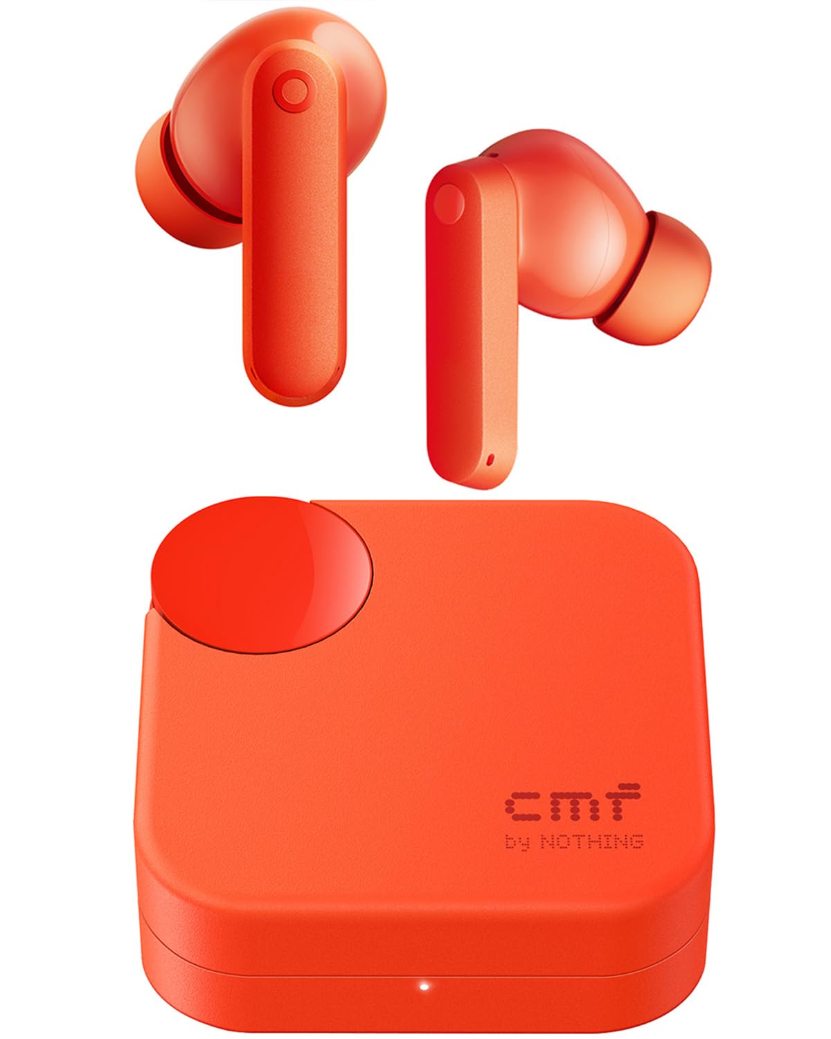 CMF Buds 2a – Wireless ANC Earbuds with 42dB Hybrid Noise Cancellation, Deep Bass 12.4mm Drivers, Quad Mic Clear Calls, Bluetooth Connectivity, Sport-Fit Design & Fast Charging Case | 1-Year Warranty | Easy 14-Day Returns